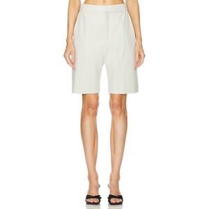 L'Academie By Marianna White 'Aurore' Crepe Short Size XS
